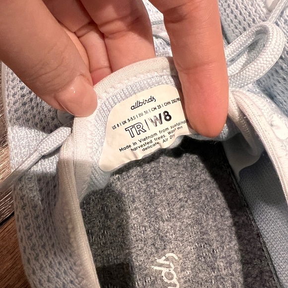 Allbirds Tree Runner in clarity blue ice blue Size US 8 - Picture 6 of 9